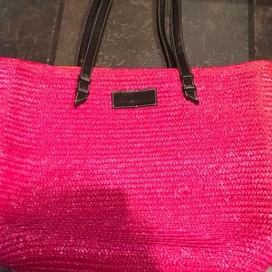 Straw tote bag